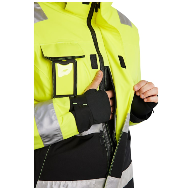 Veste doublée haute visibilité femme jaune/noir - Blaklader