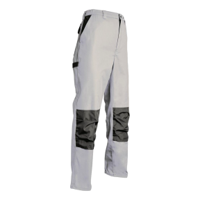 Pantalon de travail homme Leon Blanc - SNV