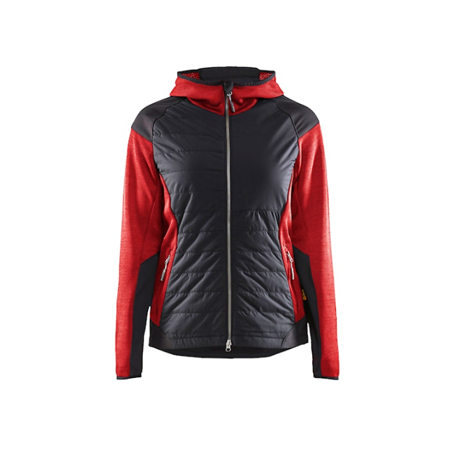 Veste hybride femme Rouge/Noir - Blaklader