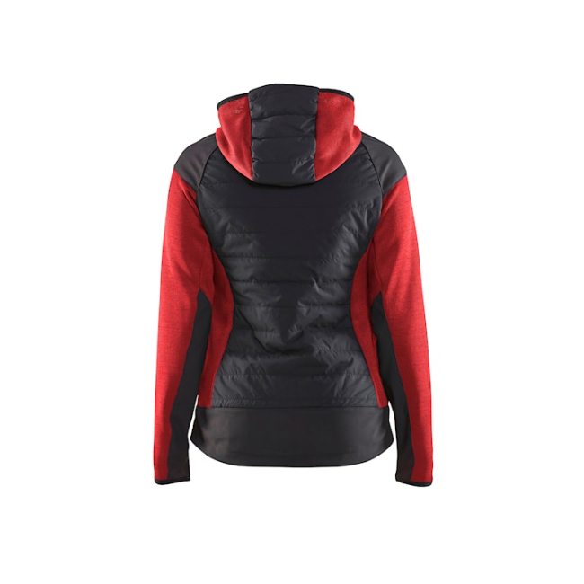 Damen Hybridjacke Rot/Schwarz - Blaklader