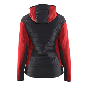 Damen Hybridjacke Rot/Schwarz - Blaklader