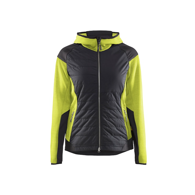 Veste hybride femme Jaune Fluo/Noir - Blaklader