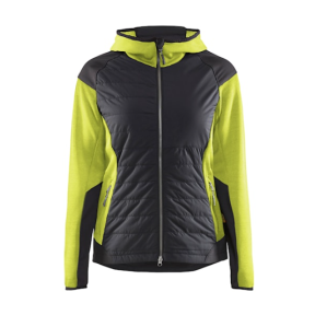 Damen Hybridjacke Neongelb/Schwarz - Blaklader