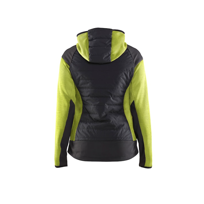 Hybride jas dames Fluorgeel/Zwart - Blaklader