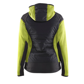Damen Hybridjacke Neongelb/Schwarz - Blaklader
