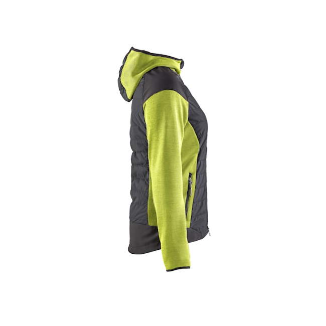 Damen Hybridjacke Neongelb/Schwarz - Blaklader