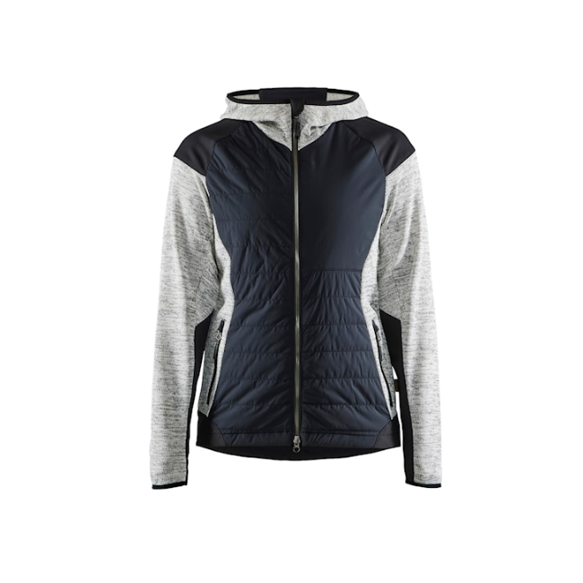 Veste hybride femme Gris Chiné/Noir - Blaklader