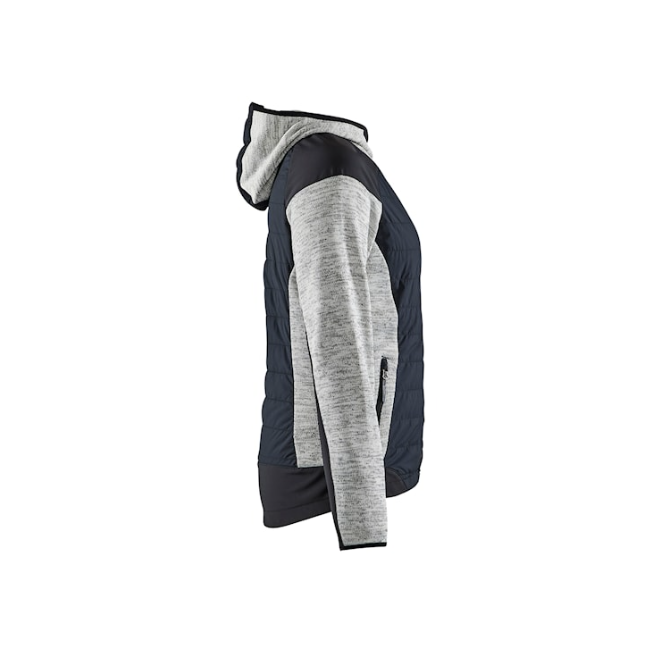 Veste hybride femme Gris Chiné/Noir - Blaklader