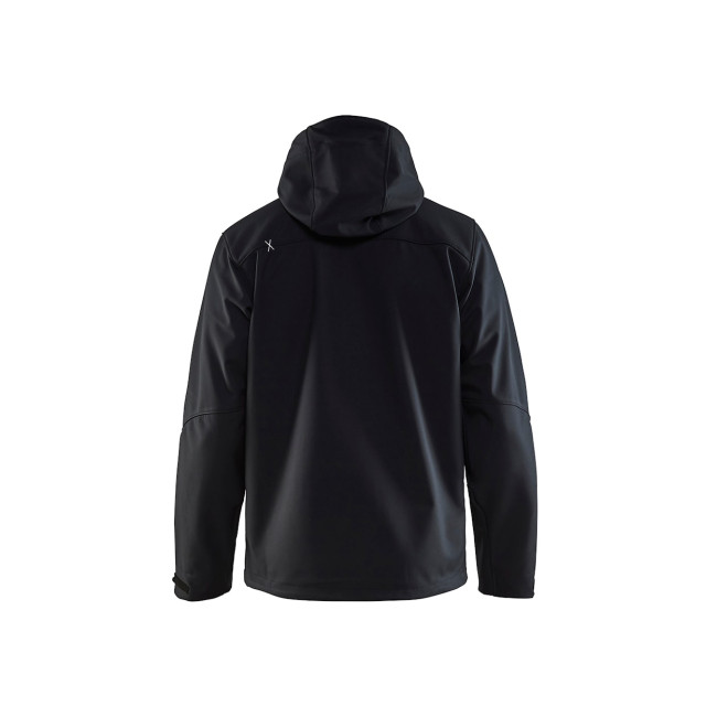 Veste Softshell à capuche Noir/Gris - Blaklader