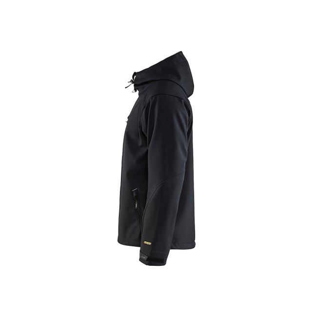 Softshell-Jacke mit Kapuze Schwarz/Grau - Blaklader