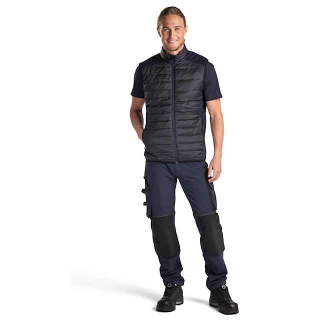 Gilet doublé Noir/Marine foncé - Blaklader