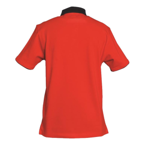 Herren Poloshirt Sasha 100% Baumwolle Rot und Marine - SNV