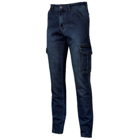 Jean cargo de travail Tommy Deep Blue - U Power