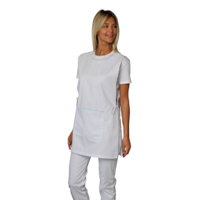 Chasuble femme Nicki Blanc et bleu pacific - SNV