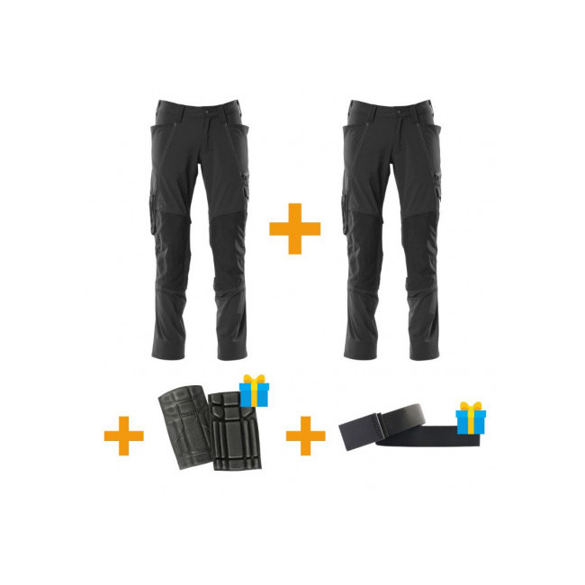 Workwear Box : 2 pantalons de travail stretch - MASCOT