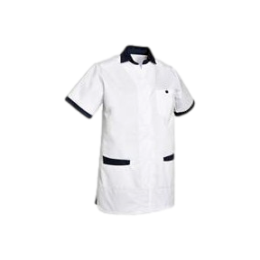 Dames tuniek korte mouwen Molly Wit en marine - SNV