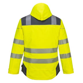PARKA HV PW3GEEL GRIJS - PORTWEST