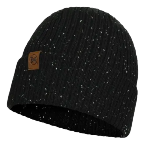 GESTRICKTER BEANIE KORT SCHWARZ - Buff