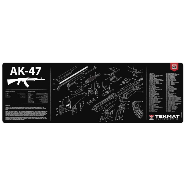 DEMONTAGEMATTE VOOR GEWEER AK-47 30x91cm - Tekmat