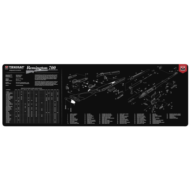 DEMONTAGE-MATTE FÜR REMINGTON 700 GEWEHR 30x91cm - Tekmat