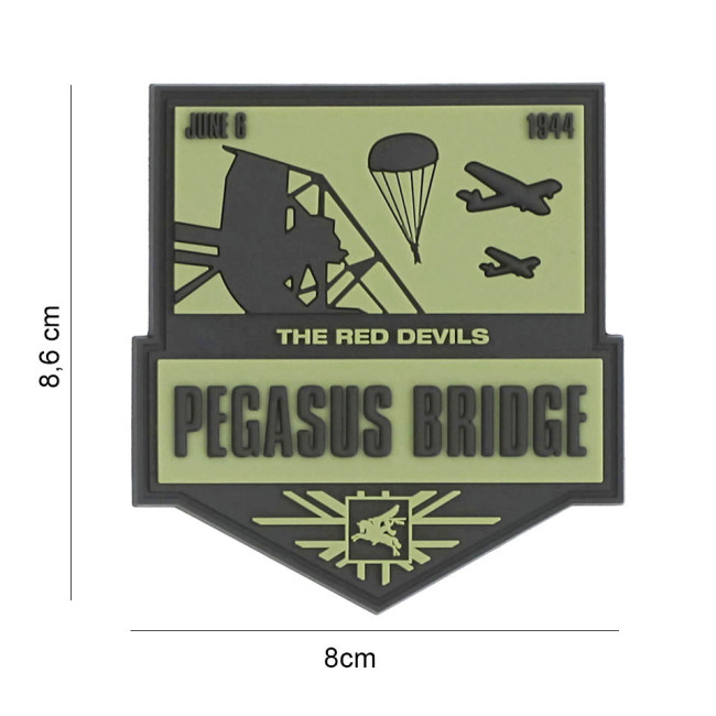 Naszywka 3D PVC Pegasus Bridge - 101 Inc