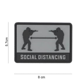 Patch 3D PVC Social distance grey - 101 Inc
