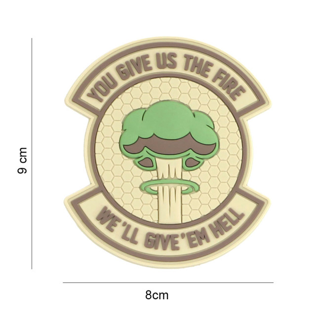 3D PVC Patch We give 'em hell - 101 Inc