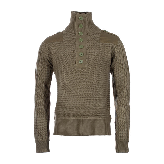 Sweter alpejski oliwkowy - Brandit