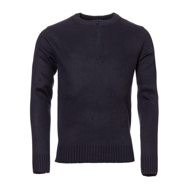 Sweter wojskowy granatowy - Brandit