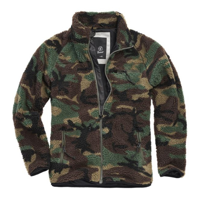Veste polaire à capuche woodland - Brandit