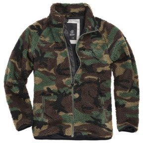 Veste polaire à capuche woodland - Brandit
