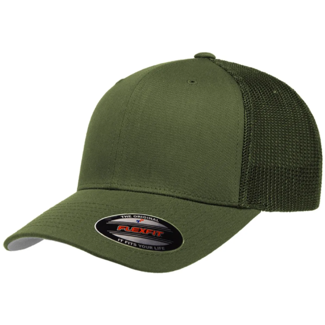 Casquette Flexfit filet vert - Brandit