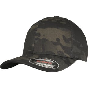 Casquette Flexfit multicam noir - Brandit