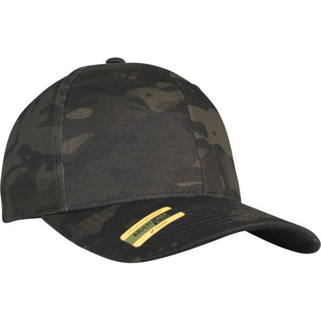 Czapka Flexfit multicam czarna - Brandit