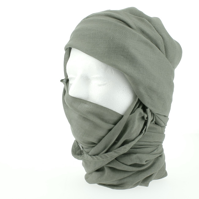 Einfarbiger Schalmenschal khaki - CityGuard
