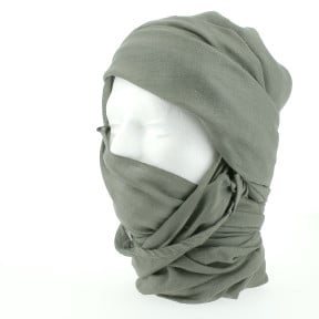 Einfarbiger Kaki-Wüstenschal - CityGuard