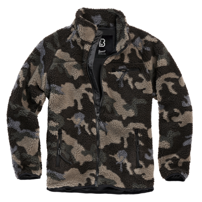 Fleecejacke darkcamo - Brandit