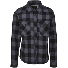 Chemise à carreaux gris/noir - Brandit