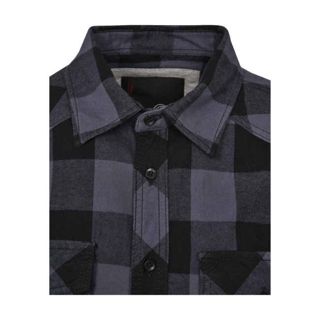 Chemise à carreaux gris/noir - Brandit