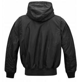 Blouson aviateur à capuche CWU noir - Brandit