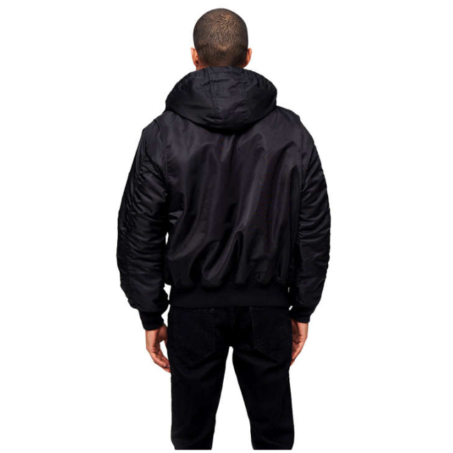 Pilotenjack met capuchon CWU zwart - Brandit