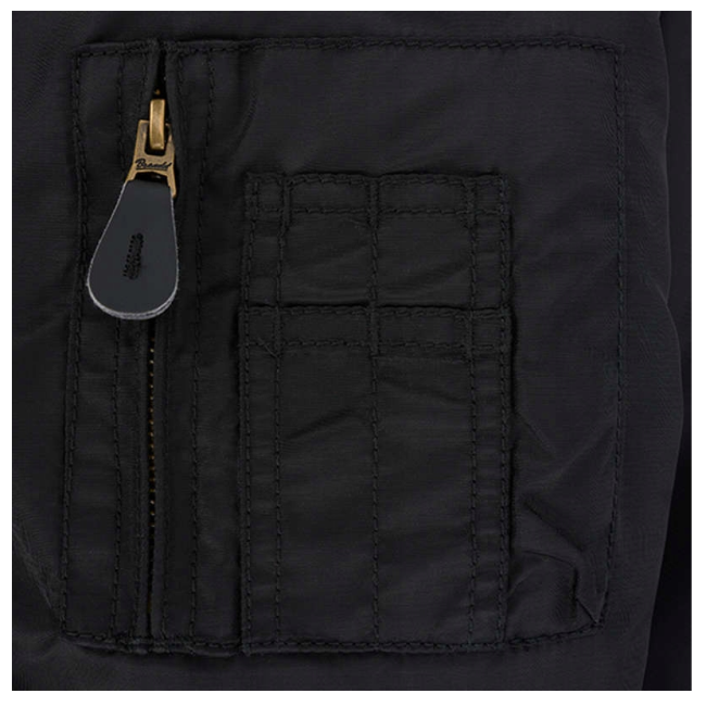 Blouson aviateur à capuche CWU noir - Brandit
