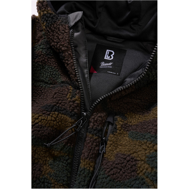 Damen Fleecejacke mit Kapuze woodland - Brandit