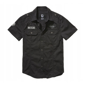 Korte mouwen shirt Luis vintage zwart - Brandit