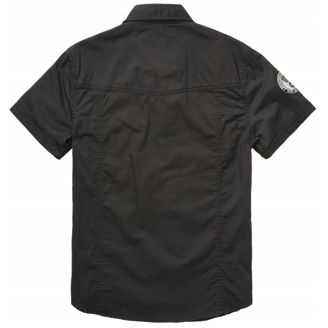 Korte mouwen shirt Luis vintage zwart - Brandit