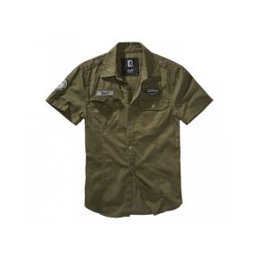 Chemise à manches courtes Luis vintage olive - Brandit