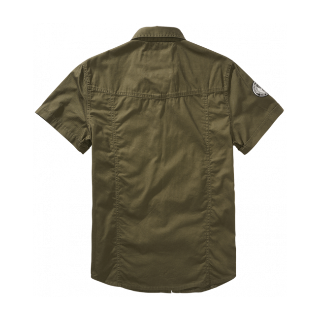 Chemise à manches courtes Luis vintage olive - Brandit