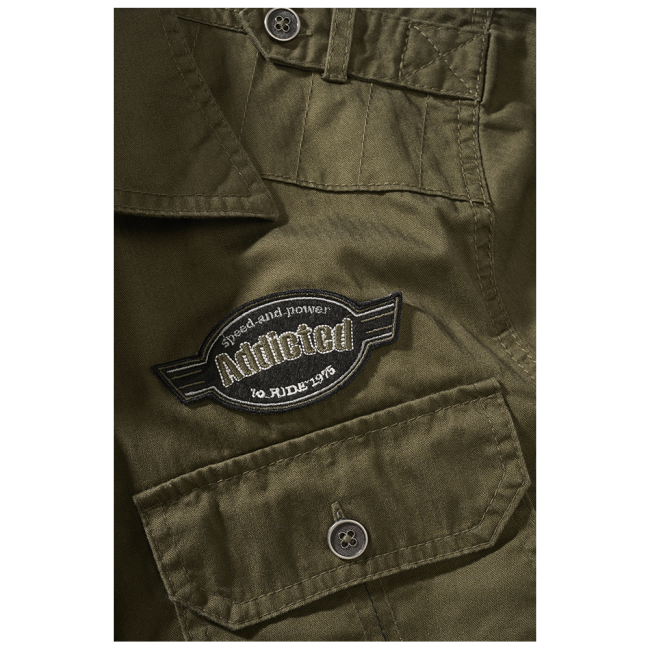 Chemise à manches courtes Luis vintage olive - Brandit