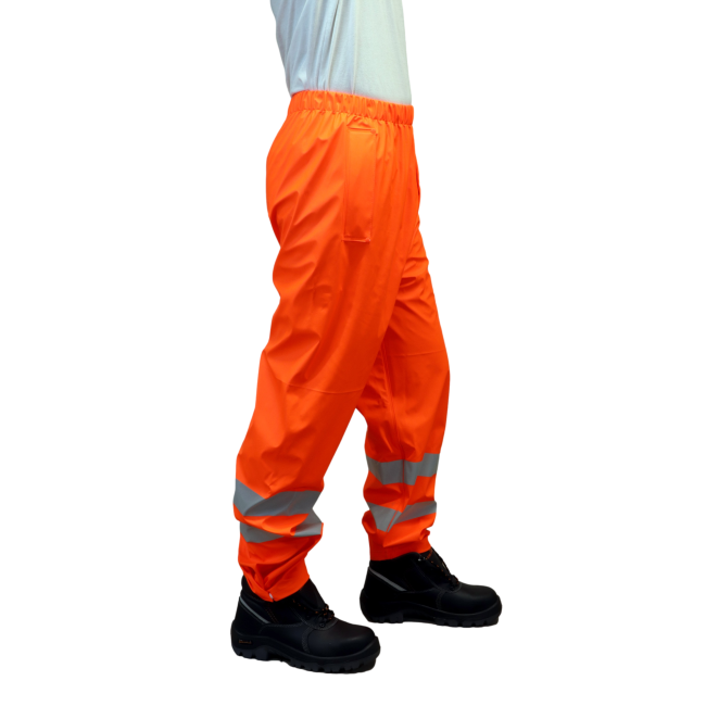 Pantalon de pluie HV orange fluo - Delta plus