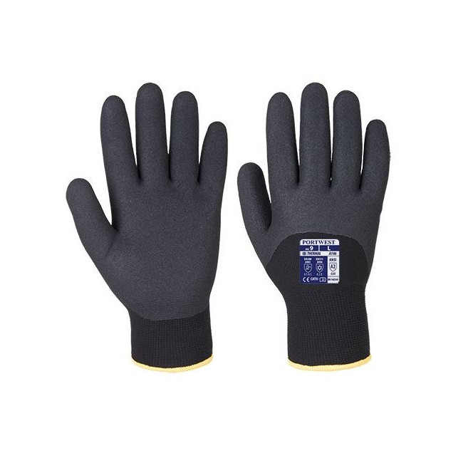 PU-beschichteter Handschuh A146 Arctic Winter Schwarz - Portwest